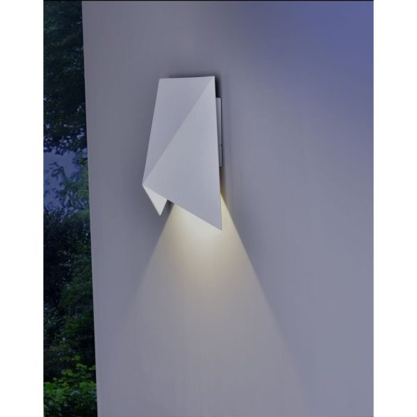 outdoor wall light mantra triax 6526 1